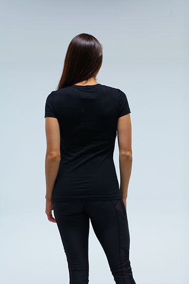 Flag Sporty Women V Neck Tee