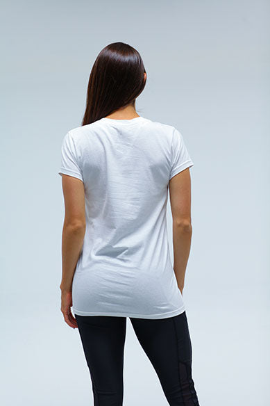 Bad White Women V Neck Tee