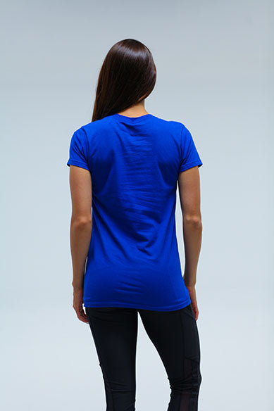 Bad Blue Women V Neck Tee