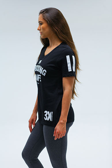 Stripes V neck  Womens