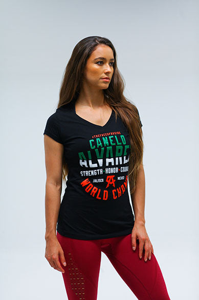 Cut V Neck
