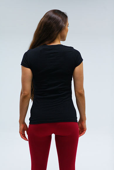 Cut V Neck