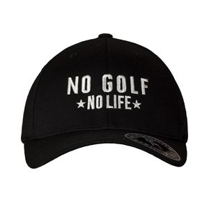 Golf Black Fitted Hat