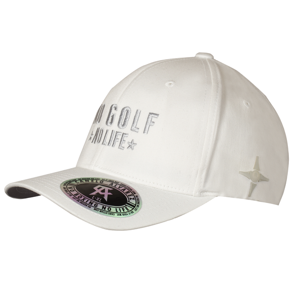 Golf White Fitted Hat