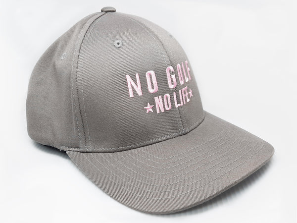 No Golf No Life Light Grey Hat