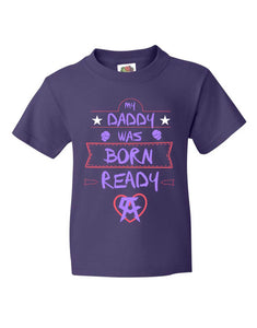Canelo Alvarez "My Daddy Was Born Ready" Kids Purple Shirt